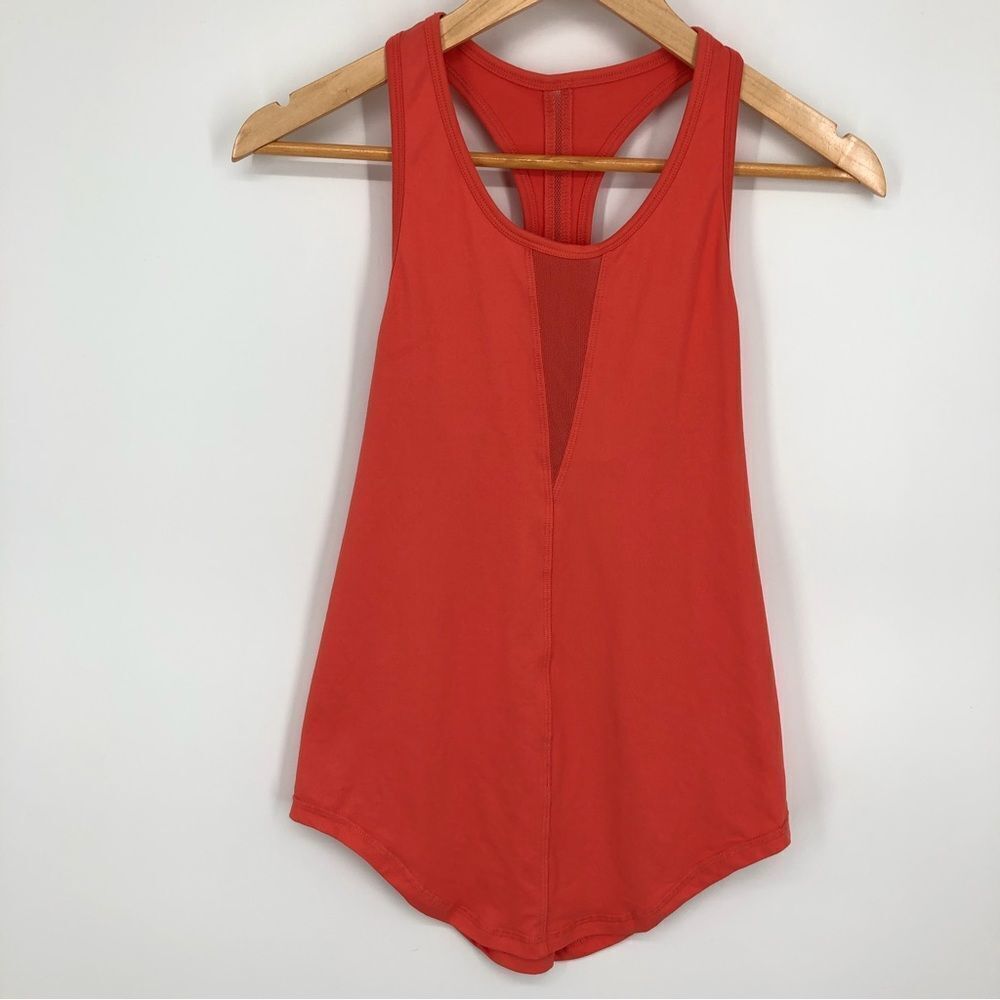 ZYIA Active Racerback Tank Top‎ Womens Medium Orange Peach